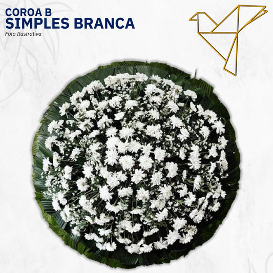 Coroa B - Simples Branca
